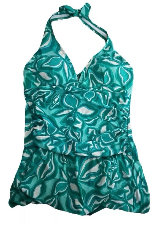 Beach Bay Other - Women’s Beach Bay Plus Size Blue And Green Bathing Suit Size 18W